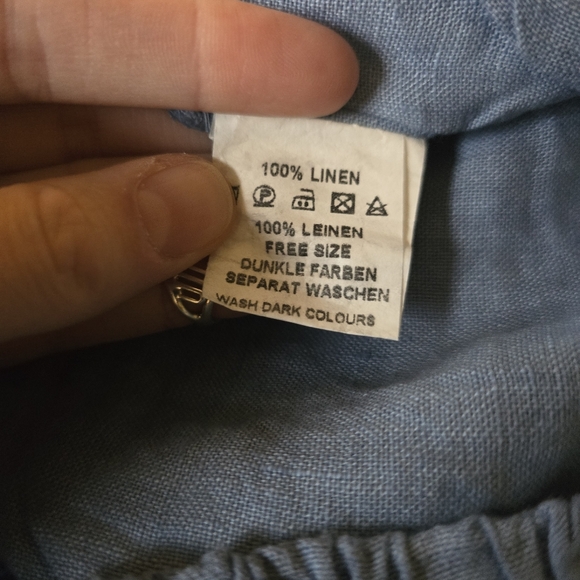 Silkroad Linen Culottes Women's One Size - Picture 8 of 9